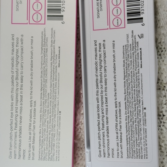 OFRA Signature Palette in Symphony, 5-1.5g/ pans - Picture 9 of 12